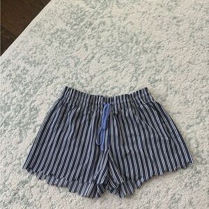 Striped Lavender Women's PJ Shorts